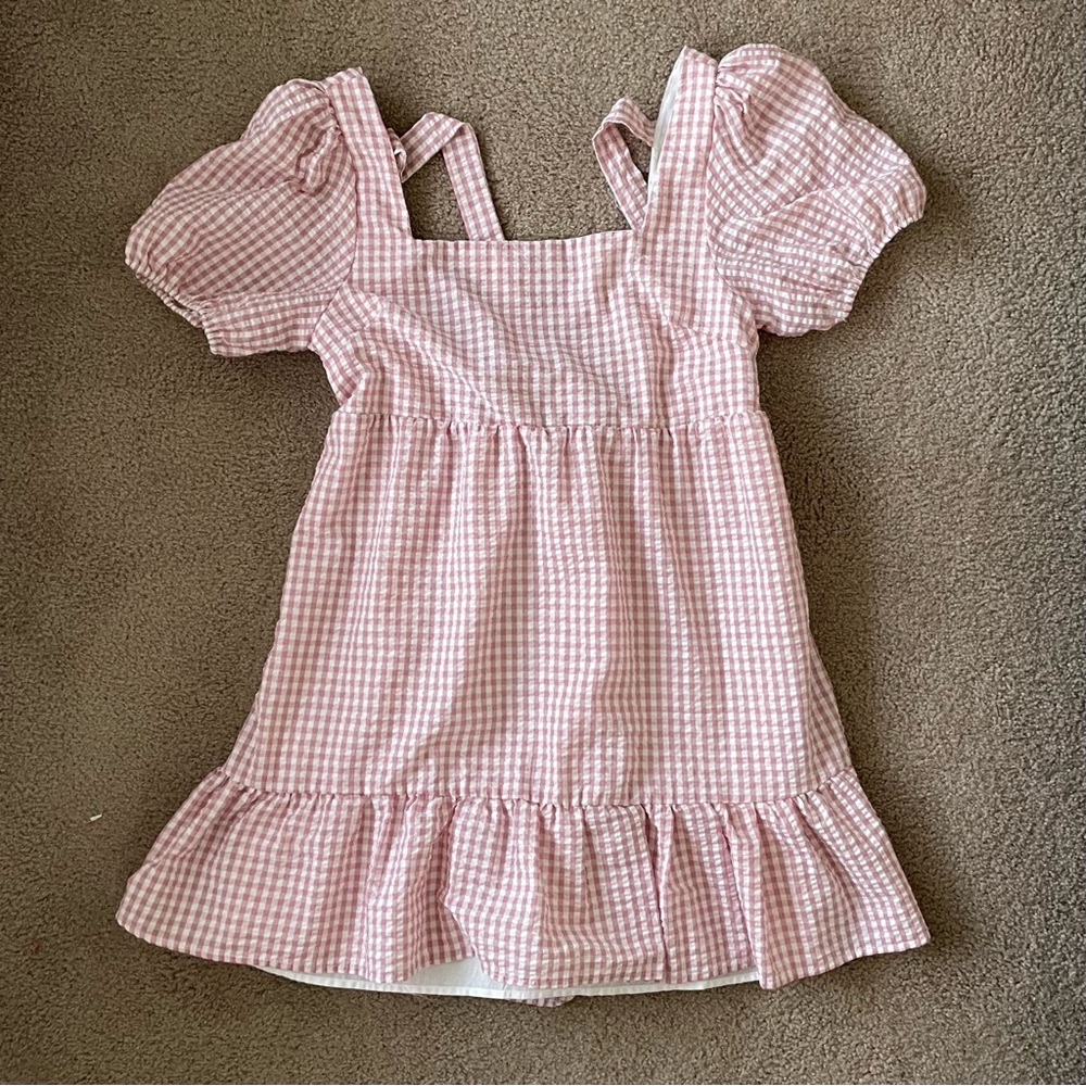 NWT Rue 21 Pink and White Gingham Dress
